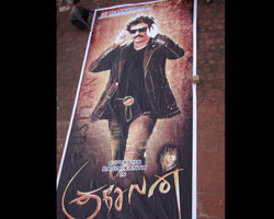 Rajini cut out in US Rajini cut out in US