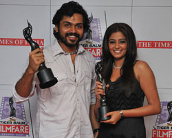 Karthi with Priyamani Karthi with Priyamani