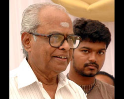 K Balachander with Vijay K Balachander with Vijay