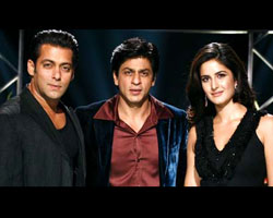 Salman Khan, Shah Rukh Khan and Katrina Kaif Salman Khan, Shah Rukh Khan and Katrina Kaif