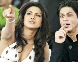 Shah Rukh Khan with Priyanka Chopra Shah Rukh Khan with Priyanka Chopra