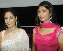 Vijalakshmi with Snigdha Vijalakshmi with Snigdha