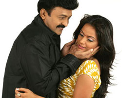 Rajasekhar with Sanjana Rajasekhar with Sanjana