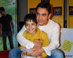 Aamir Khan with Darsheel Aamir Khan with Darsheel