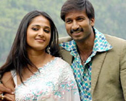 Gopichandh with Anushka Gopichandh with Anushka