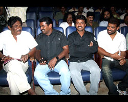 Bharathiraja, Seeman, Cheran and Amir Bharathiraja, Seeman, Cheran and Amir