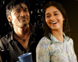 Dhanush with Tamanna Dhanush with Tamanna