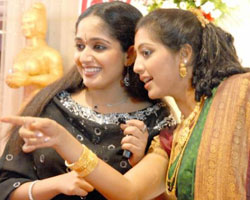 Kavya with Gopika Kavya with Gopika