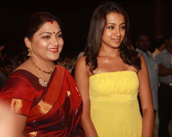 Kushboo and Trisha Kushboo and Trisha