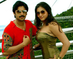 Namitha with Srikanth Namitha with Srikanth