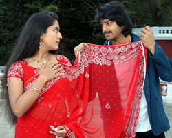 Navya Nair with Srikanth Navya Nair with Srikanth