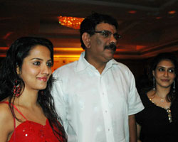 Priyadarshan with wife Lisi Priyadarshan with wife Lisi