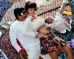 Vikram with Shreya Vikram with Shreya