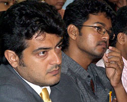 Ajith with Vijay Ajith with Vijay