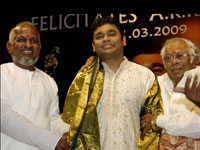 Ilaiyaraja, A.R.Rahman and M.S.Visvanathan Ilaiyaraja, A.R.Rahman and M.S.Visvanathan