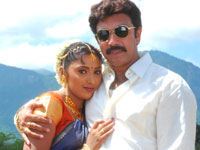Sathyaraj with Megha Nair Sathyaraj with Megha Nair