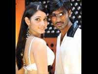 Dhanush with Tamanna Dhanush with Tamanna