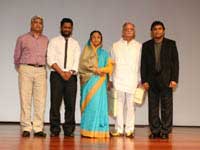 Prathiba with Rahman and others Prathiba with Rahman and others