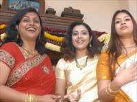 Roja,Meena and Sangavi Roja,Meena and Sangavi
