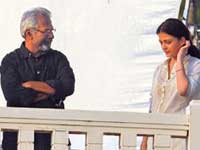Aishwarya Rai with Manirathnam Aishwarya Rai with Manirathnam