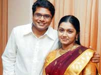 Manoj with Nandhana Manoj with Nandhana