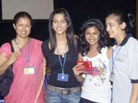 Gowthami, Shruthi Subbulakshmi and Akshara Gowthami, Shruthi Subbulakshmi and Akshara