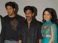 Arya with Bala and Pooja Arya with Bala and Pooja