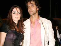 Hrithik with wife Suzanne Hrithik with wife Suzanne