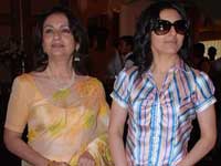 Sharmila Tagore with Soha Ali Khan Sharmila Tagore with Soha Ali Khan
