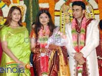 Sangavi with Gayathri Raguram and her husband Sangavi with Gayathri Raguram and her husband