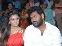 Nayantara with Prabu deva Nayantara with Prabu deva