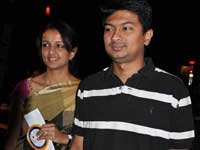 Udhayanidhi with Kiruthiga Udhayanidhi with Kiruthiga