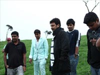 Durai Alagiri in Tamilpadam shooting spot Durai Alagiri in Tamilpadam shooting spot