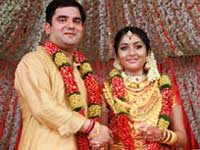 Santosh with Navya Santosh with Navya