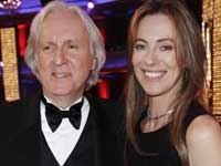 James Cameron and Kathryn Bigelow James Cameron and Kathryn Bigelow