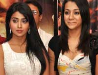 Shriya and Trisha Shriya and Trisha