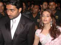 Abishek with Aishwarya Rai Abishek with Aishwarya Rai