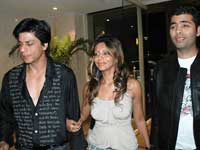 Sharukh, Gauri and Karan Sharukh, Gauri and Karan