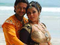 Raja and Namitha Raja and Namitha