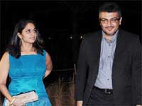 Ajith with Shalini Ajith with Shalini