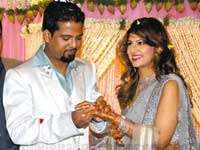 Rambha and Indhiran Rambha and Indhiran