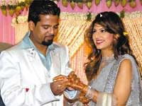 Indran with Rambha Indran with Rambha