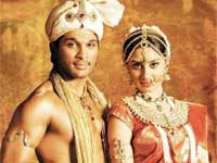 Allu Arjun and Bhanusri Allu Arjun and Bhanusri