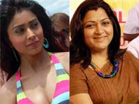 Shriya and Kushboo Shriya and Kushboo