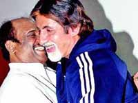 Rajini and Amitab Rajini and Amitab