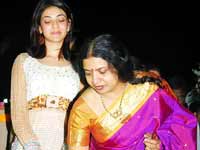 Jeevitha and Kajal Agarwal Jeevitha and Kajal Agarwal
