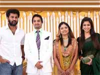 Prabhu Deva attends Siddiq daughter's marriage with Nayanthara Prabhu Deva attends Siddiq daughter's marriage with Nayanthara