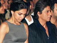 Shahrukh Khan and Deepika Padukone Shahrukh Khan and Deepika Padukone