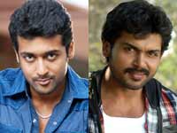 Surya and Karthi Surya and Karthi