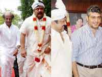 Rajini attends Vinayagan temple Kumpabishekam Rajini attends Vinayagan temple Kumpabishekam